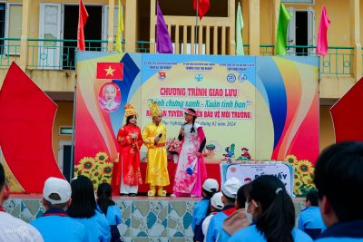 TRƯỜNG THCS THỌ NGHIỆP TỔ CHỨC CHƯƠNG TRÌNH GIAO LƯU TRẢI NGHIỆM “BÁNH CHƯNG XANH – XUÂN TÌNH BẠN” NĂM 2024