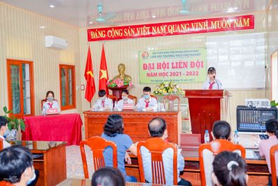 LIÊN ĐỘI TRƯỜNG THCS THỌ NGHIỆP TỔ CHỨC ĐẠI HỘI LIÊN ĐỘI NĂM HỌC 2021 – 2022.