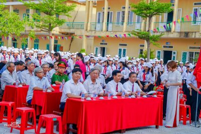 THẦY VÀ TRÒ TRƯỜNG THCS THỌ NGHIỆP LONG TRỌNG TỔ CHỨC LỄ KHAI GIẢNG NĂM HỌC MỚI 2024 – 2025