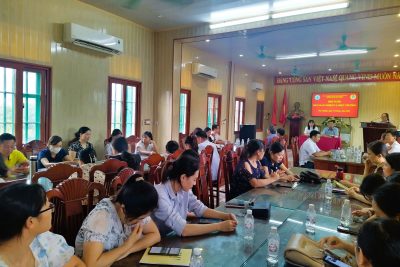 TRƯỜNG THCS THỌ NGHIỆP TỔ CHỨC HỘI NGHỊ BÀN GIAO NHIỆM VỤ HIỆU TRƯỞNG